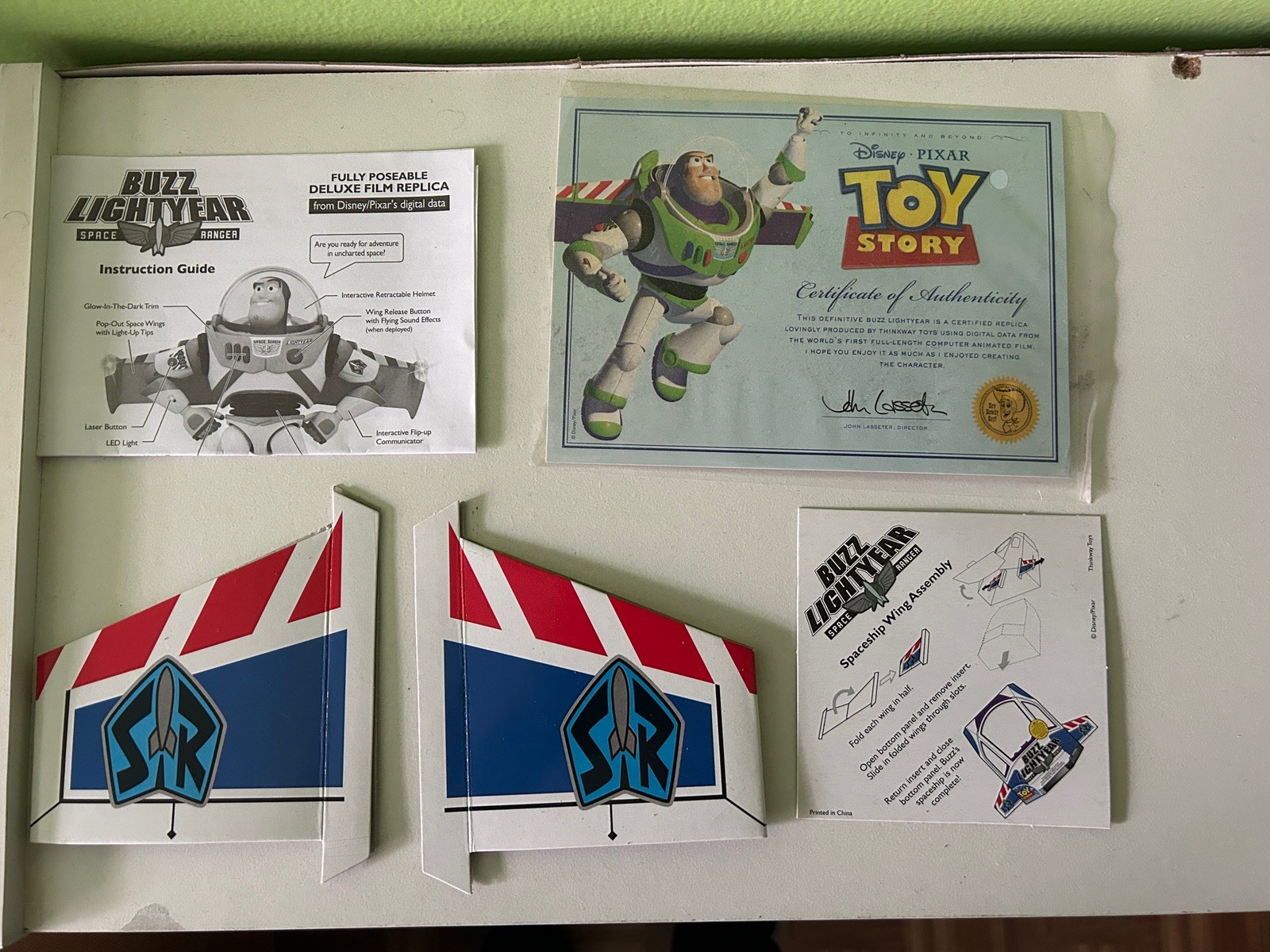 Toy Story Signature Collection Buzz Lightyear Thinkway Toys Complete w/ Box