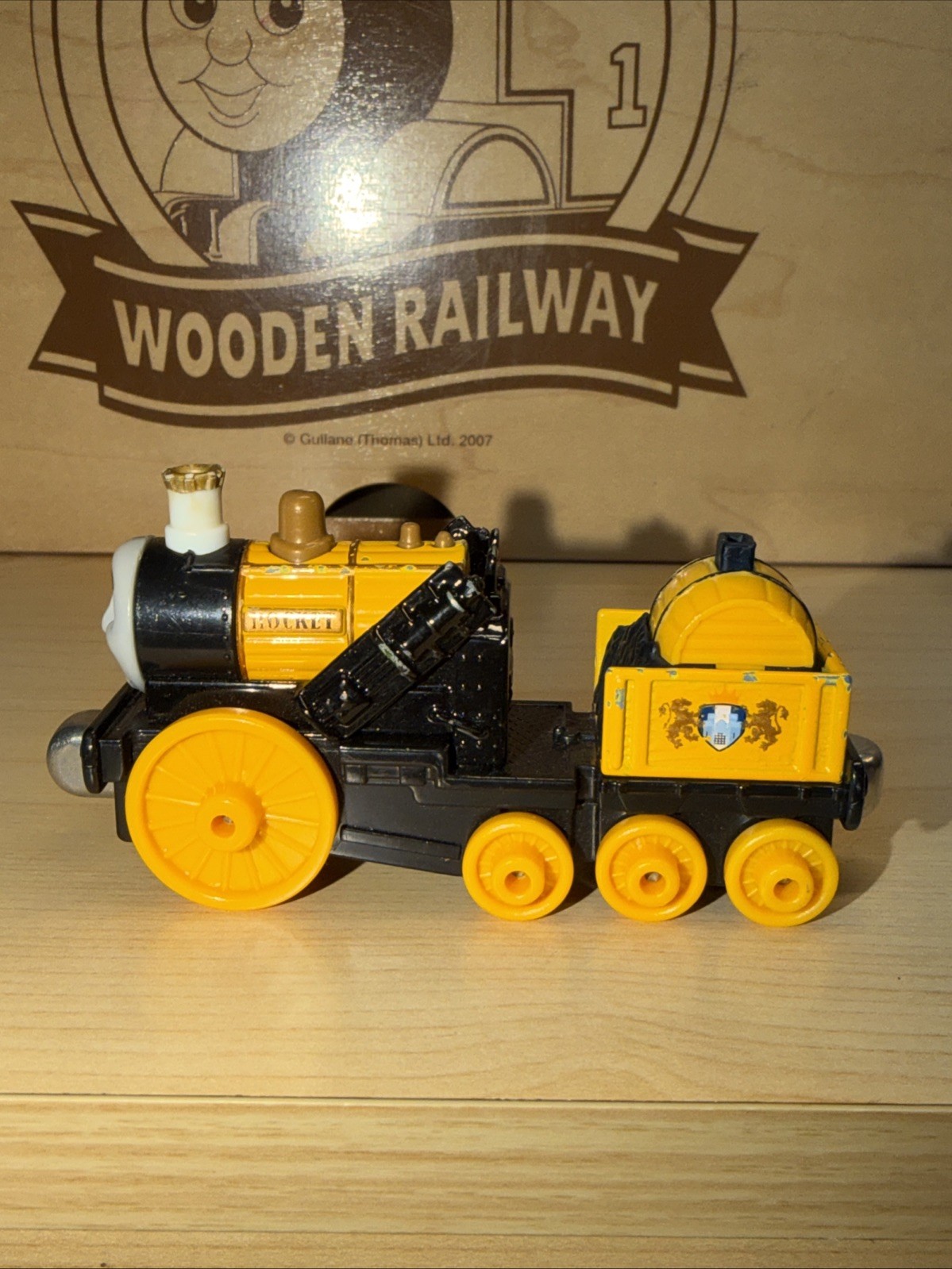 STEPHEN THOMAS FRIENDS TRAIN Take N Play Along DIECAST ROCKET ! KING OF RAILWAY