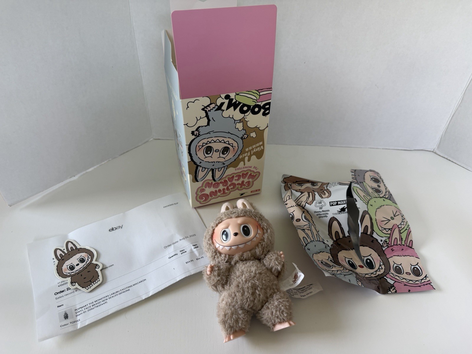 *USA* AUTHENTIC POP MART LABUBU MONSTERS EXCITING MACARON TOFFEE