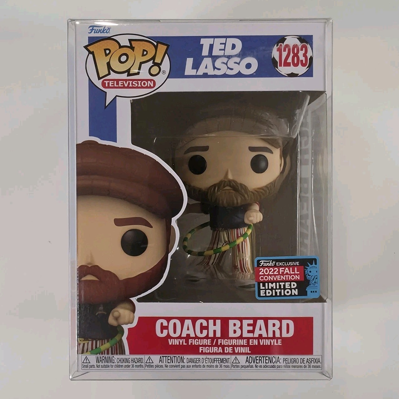 Funko Pop Coach Beard Ted Lasso 1283 2022 Fall Convention Exclusive Vinyl Figure