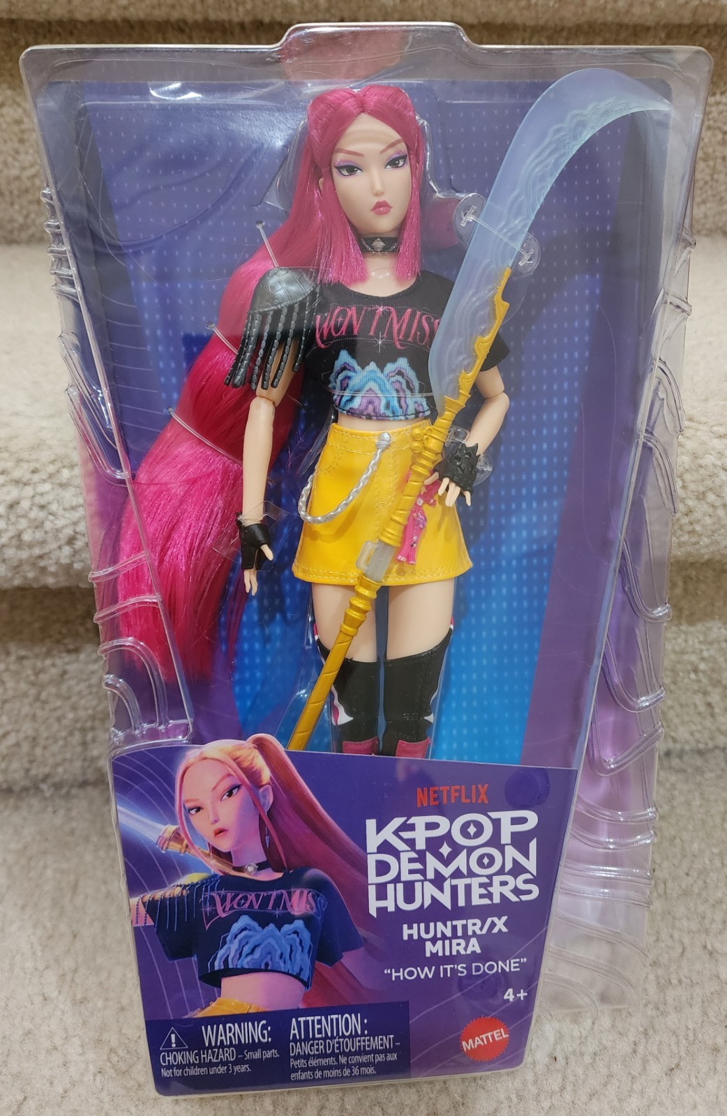 LICENSED ORIGINAL KPop Demon Hunters Huntr/x 4 Doll Set RUMI MIRA ZOEY JINU New