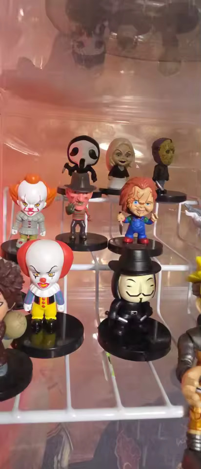 10PCS Horror Character Figure Set PVC Collectible Halloween Toys