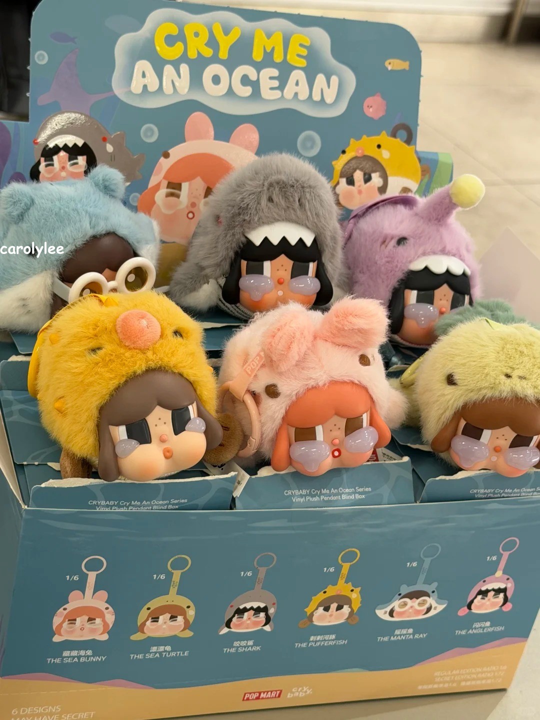 Crybaby Cry Me An Ocean Series Blind Box Plush Doll Confirmed Figure Authentic