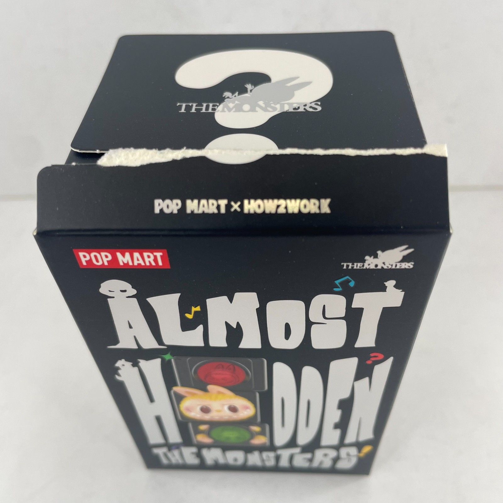 POP MART x Labubu The Monsters Almost Hidden Series Figure Sealed Bag Open Box