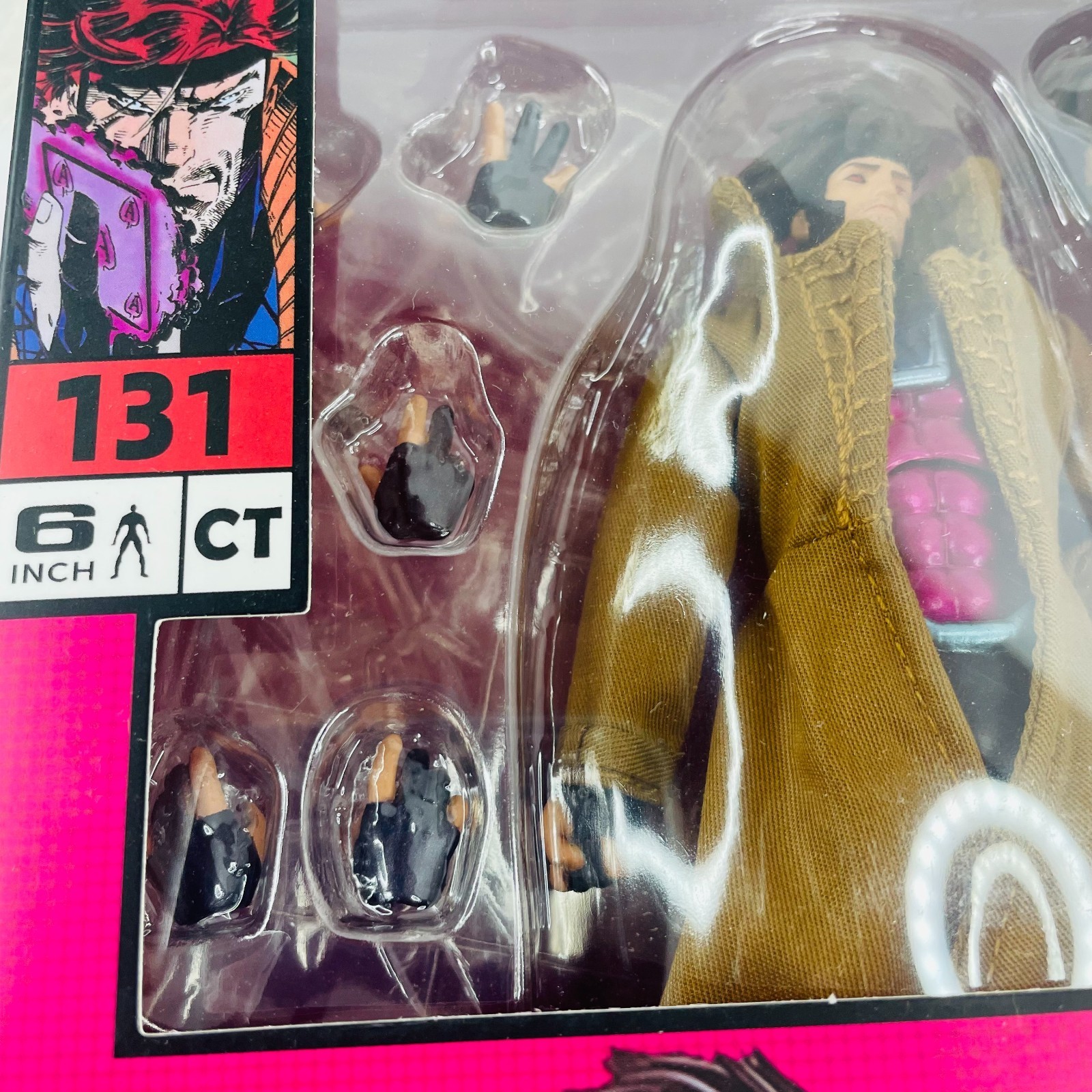 Gambit X-Men Comic Version w/Accessory 6″ Action Figure CT Toys New Box #131