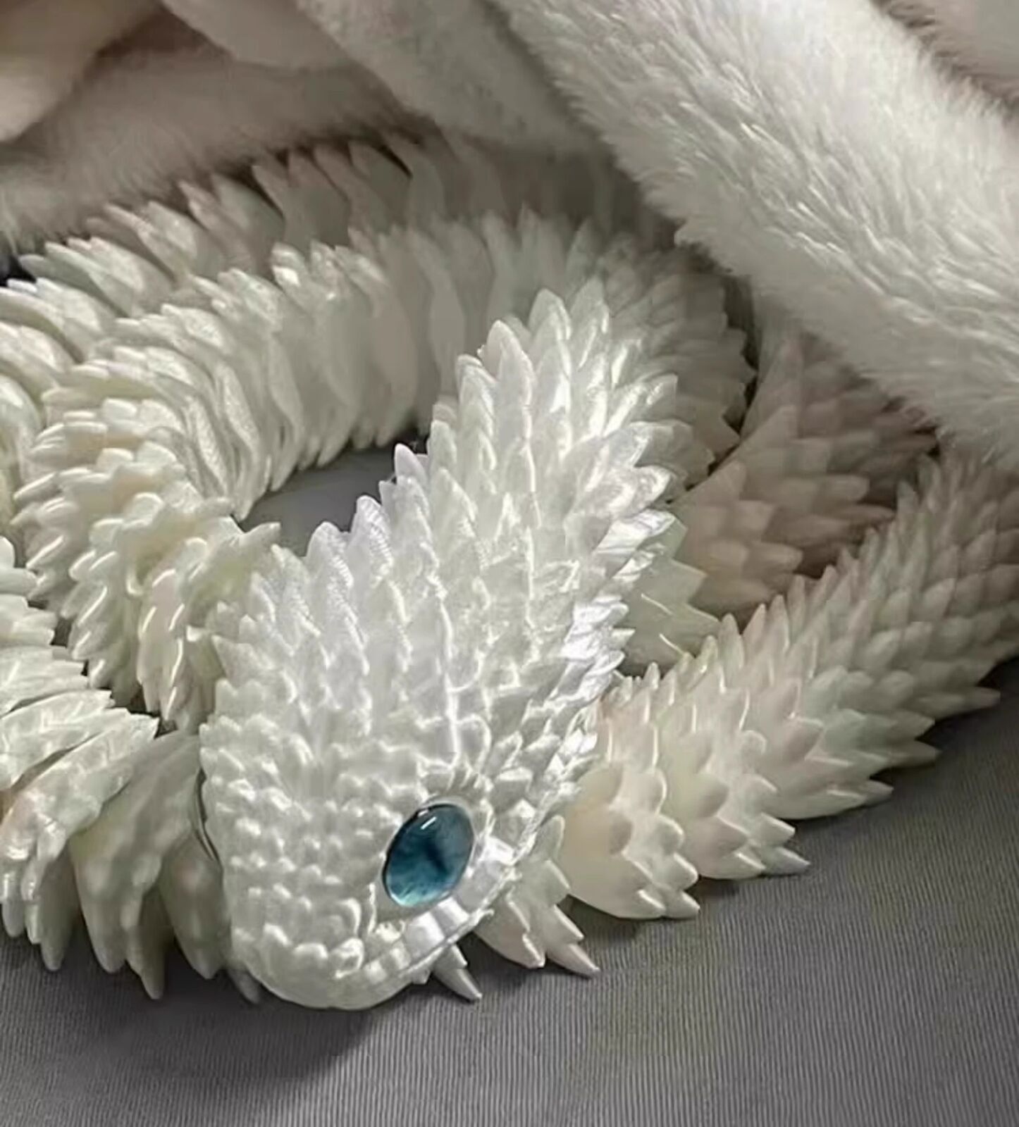 Realistic 3D Printed Articulated Snake Simulation Animal Snake Fidget Toys Decor