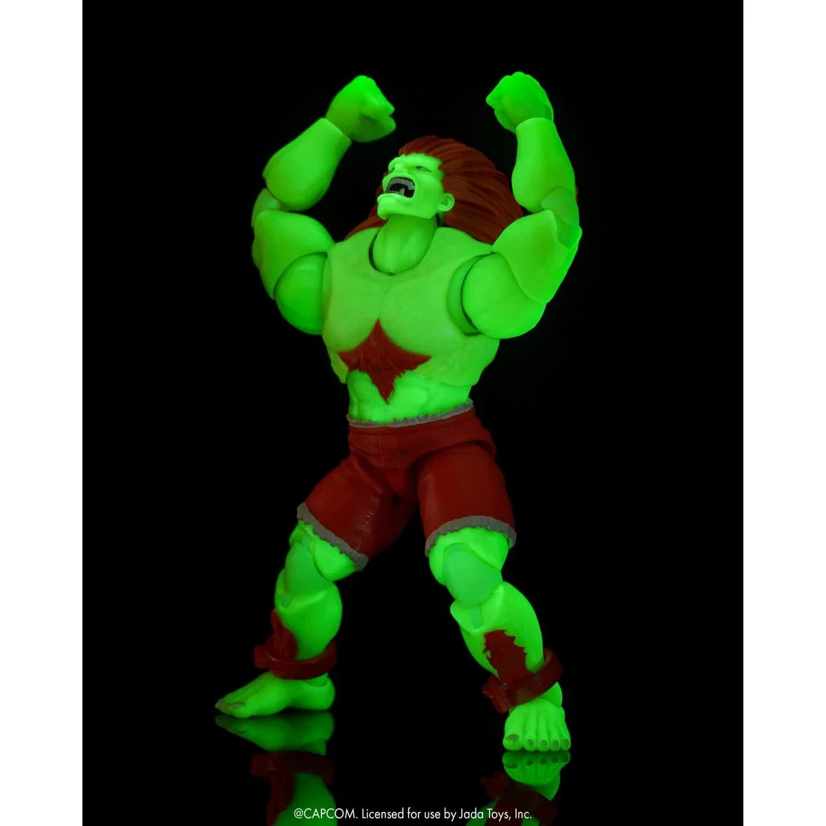 NEW! Ultra Street Fighter II Blanka Glow-in-the-Dark 6″ AF EE & JADA EXCL.