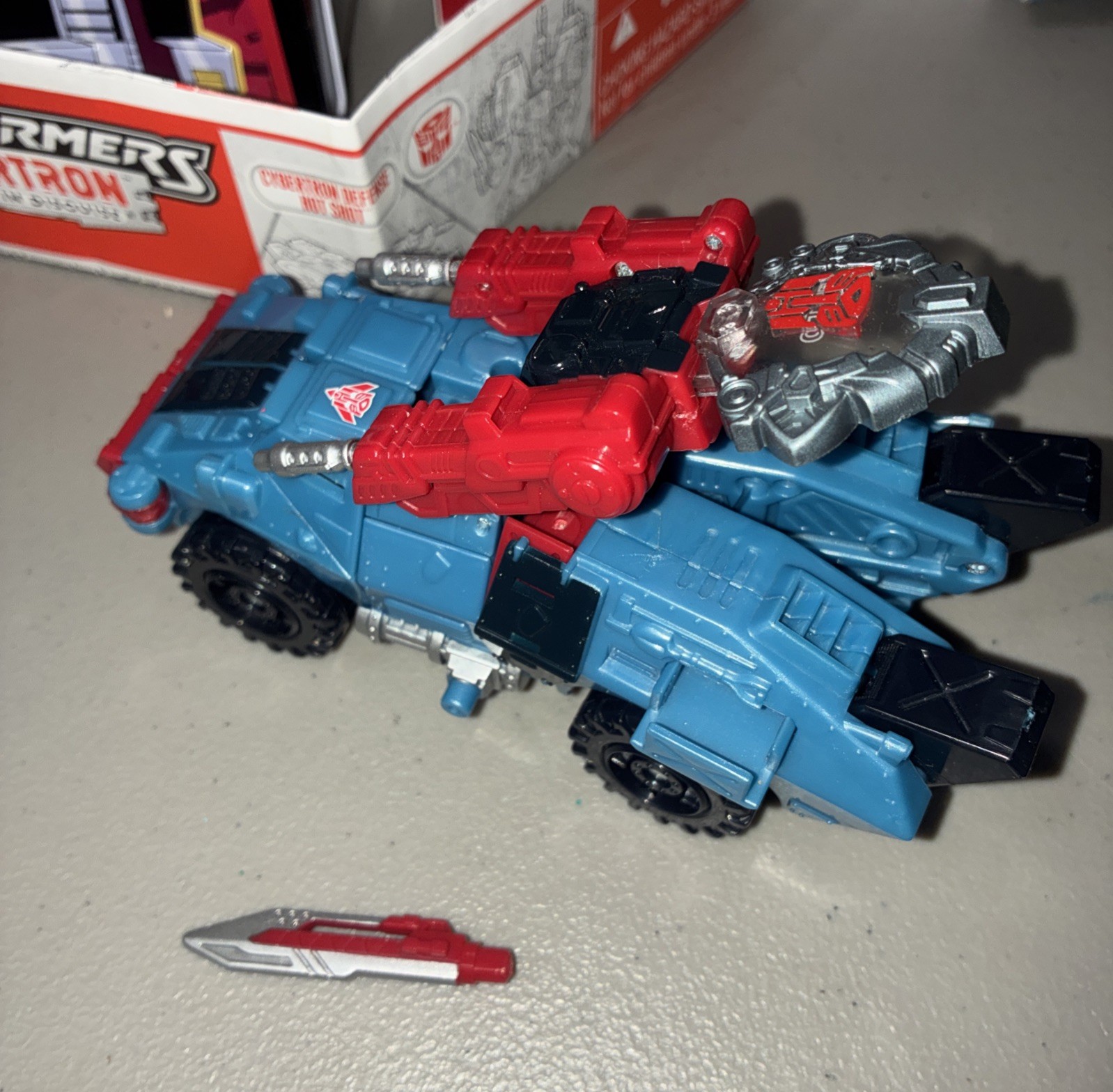 Transformers CYBERTRON DEFENSE HOT SHOT Cybertron RID COMPLETE Adult Owned