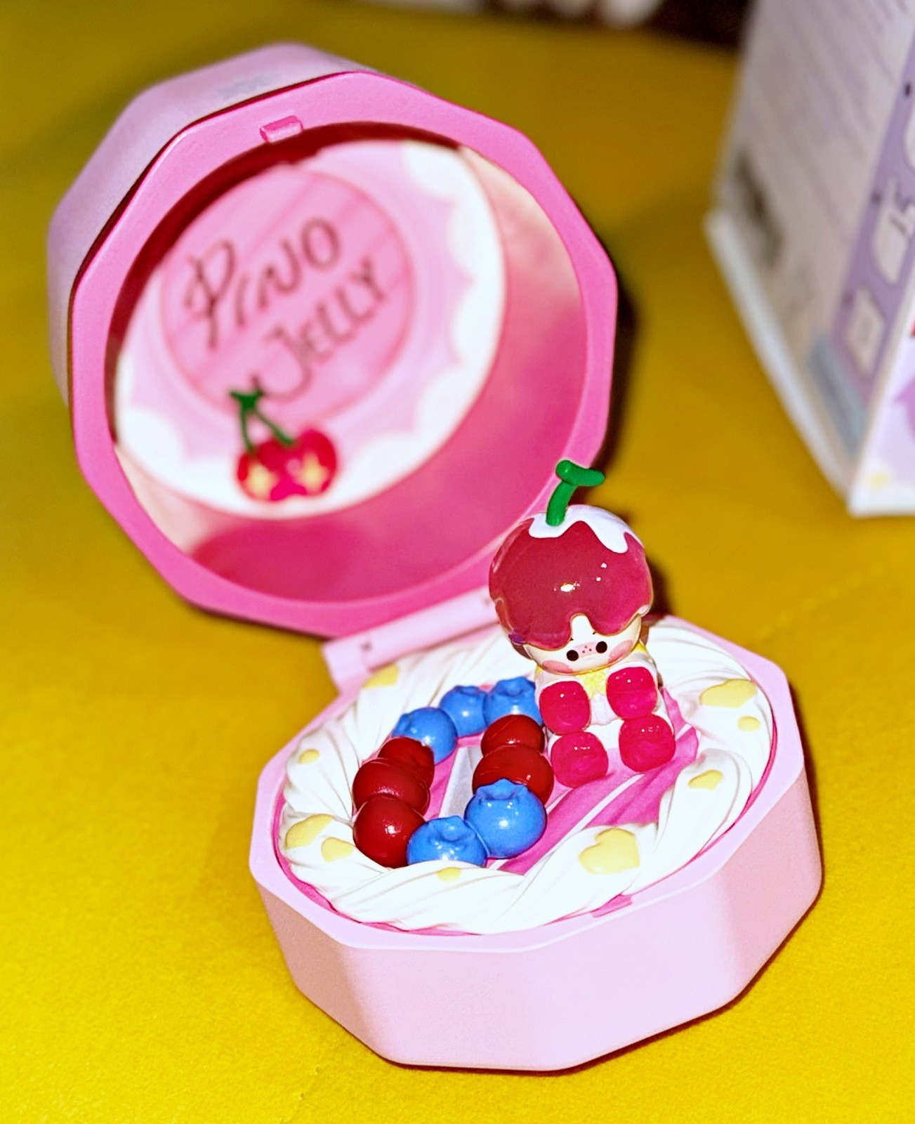 POP MART Romantic Ring Box Pino Jelly Fluffy Love Labubu Toy Figure Collect