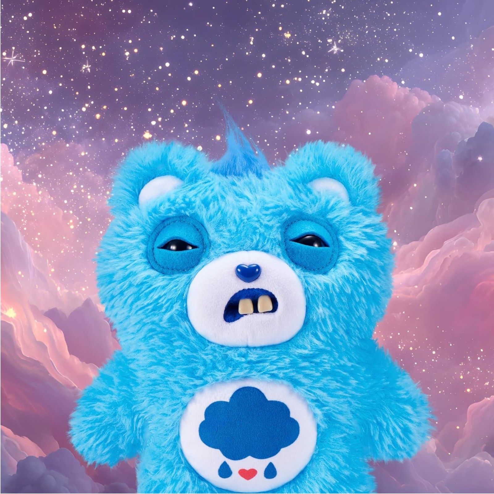 Fuggler Care Bears 9 inch (Grumpy Bear), Funny Ugly Monster Stuffed Animal Toy