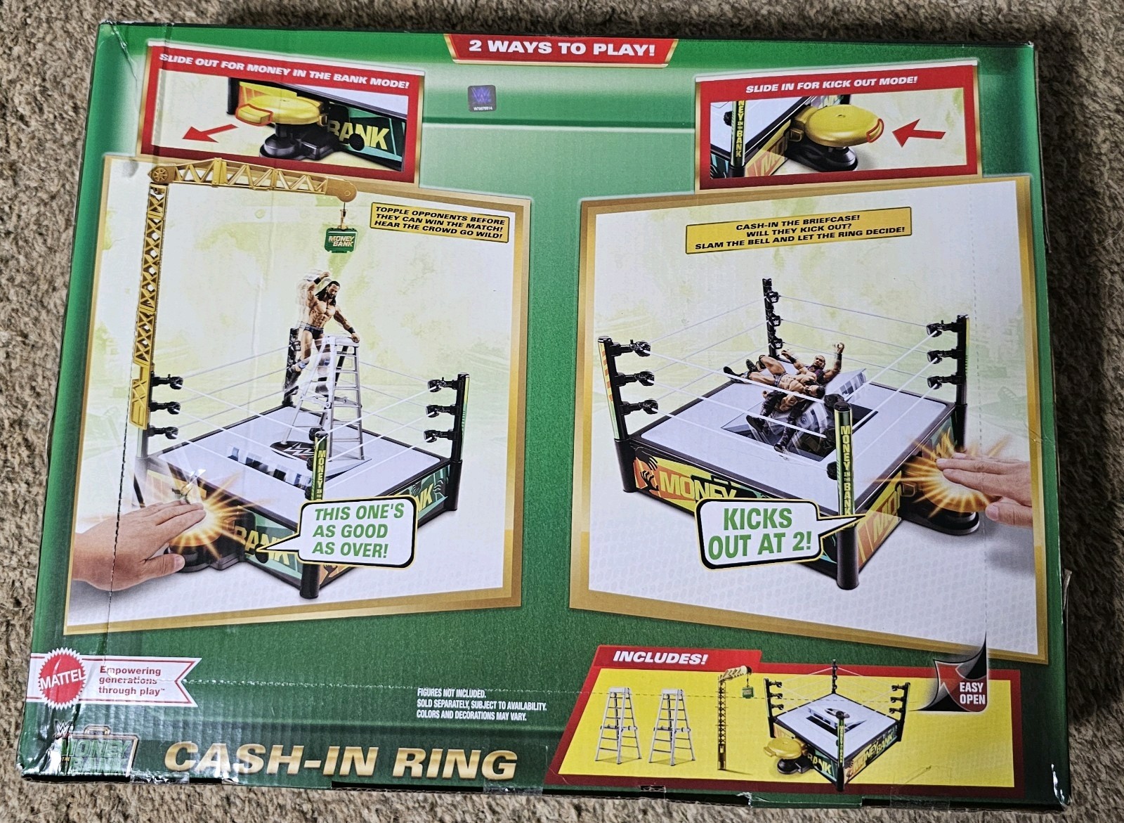 WWE MATTEL Money In The Bank Ladder Match Ring Wrestling 2025. Returns 30 days.