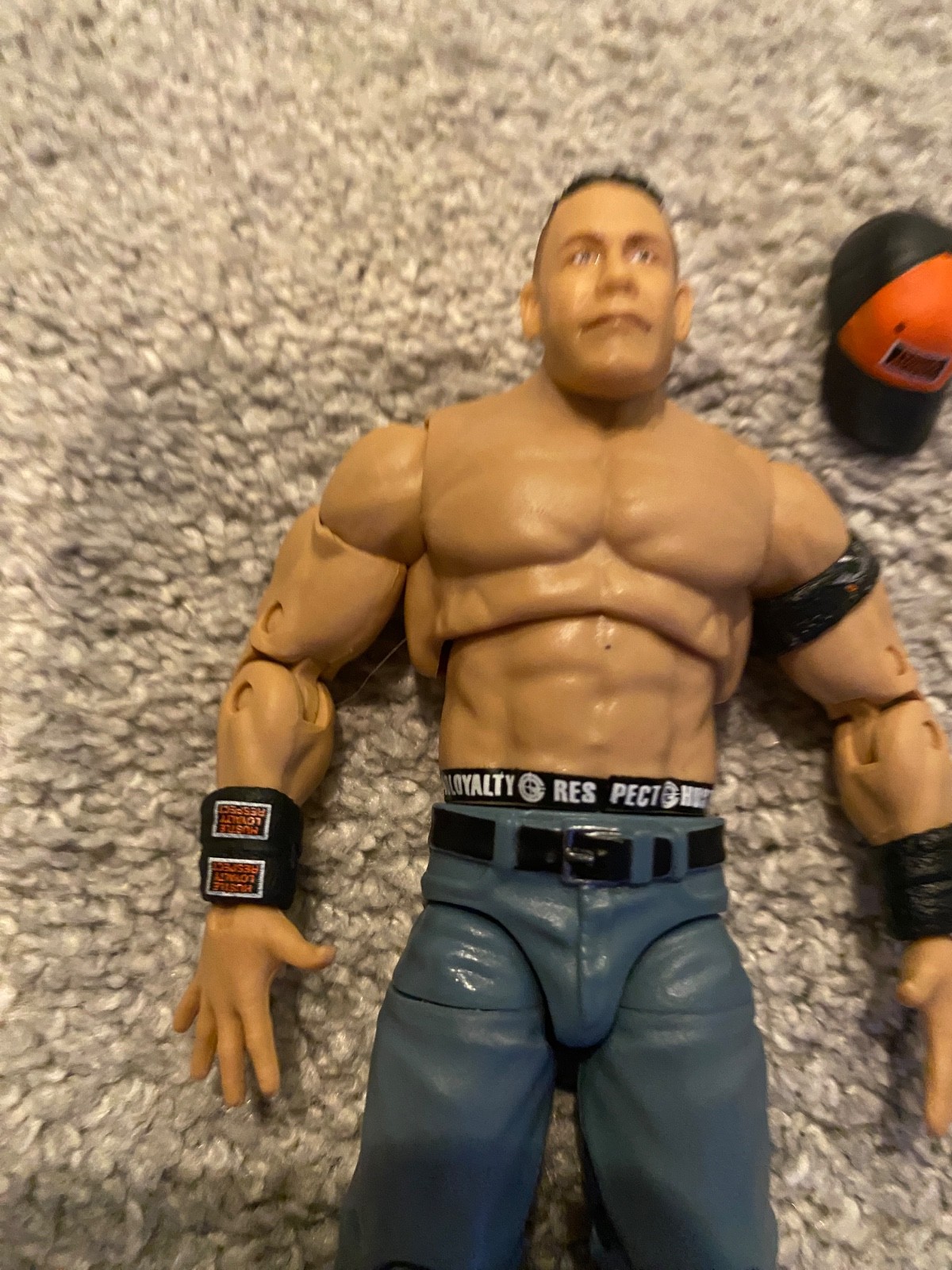 John Cena WWE Ultimate 5 Body w/ WrestleMania Elite 2026 Hat Sweat Bands RATTLES