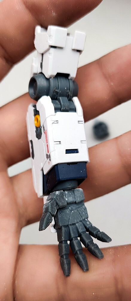 exchange hand upgrade kit set for MG 1/100 Nu Ver ka