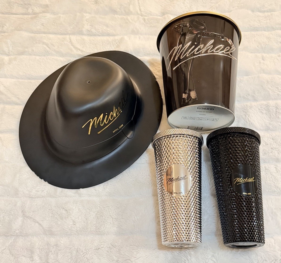 Michael Jackson (2026) Movie – Hat Popcorn Buckets & Tumblers