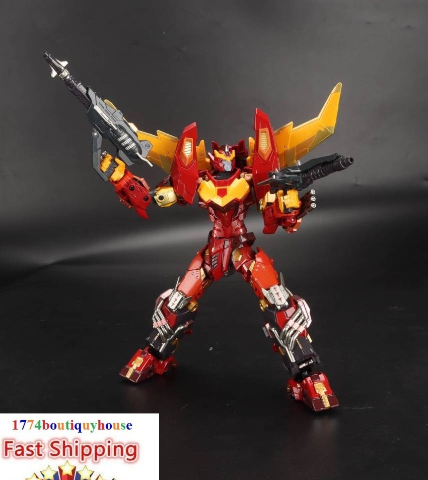 NEW AUTOBOT AT-01 Hot Rod Rodimus Repair Edition Transformation Alloy TOY USA 9″