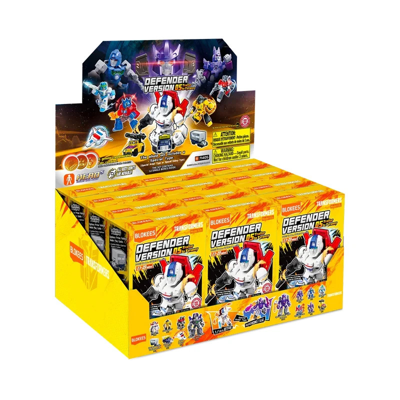 Transformers Blokees Defender 5 Shattered Glass SG Soundwave Action Figure Kit