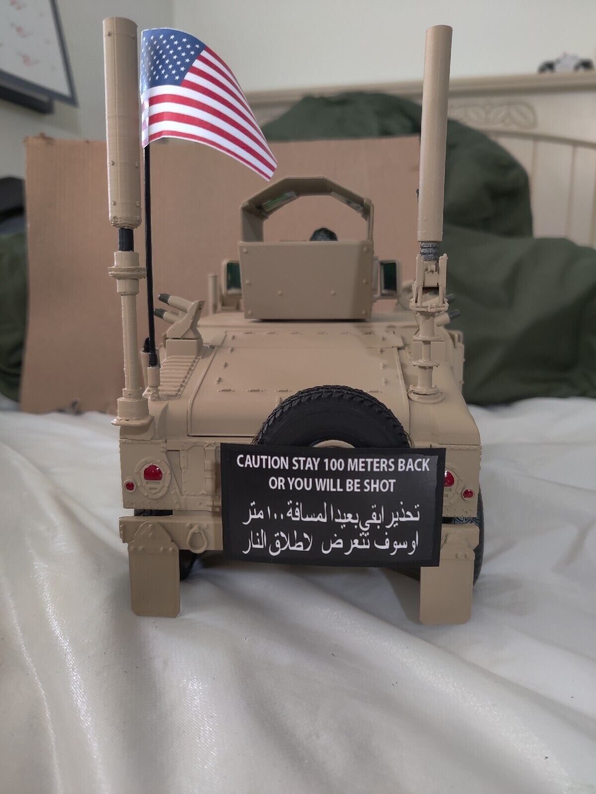 Sunny Days Humvee, Spare Tire Mount with Tire, Hobby Parts, All Scales