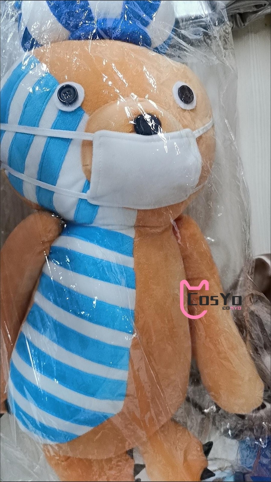 NEW Anime Perona Zombie Bear Kumasy Plush Toy Stuffed 60Cm Bear Cos Doll Gift