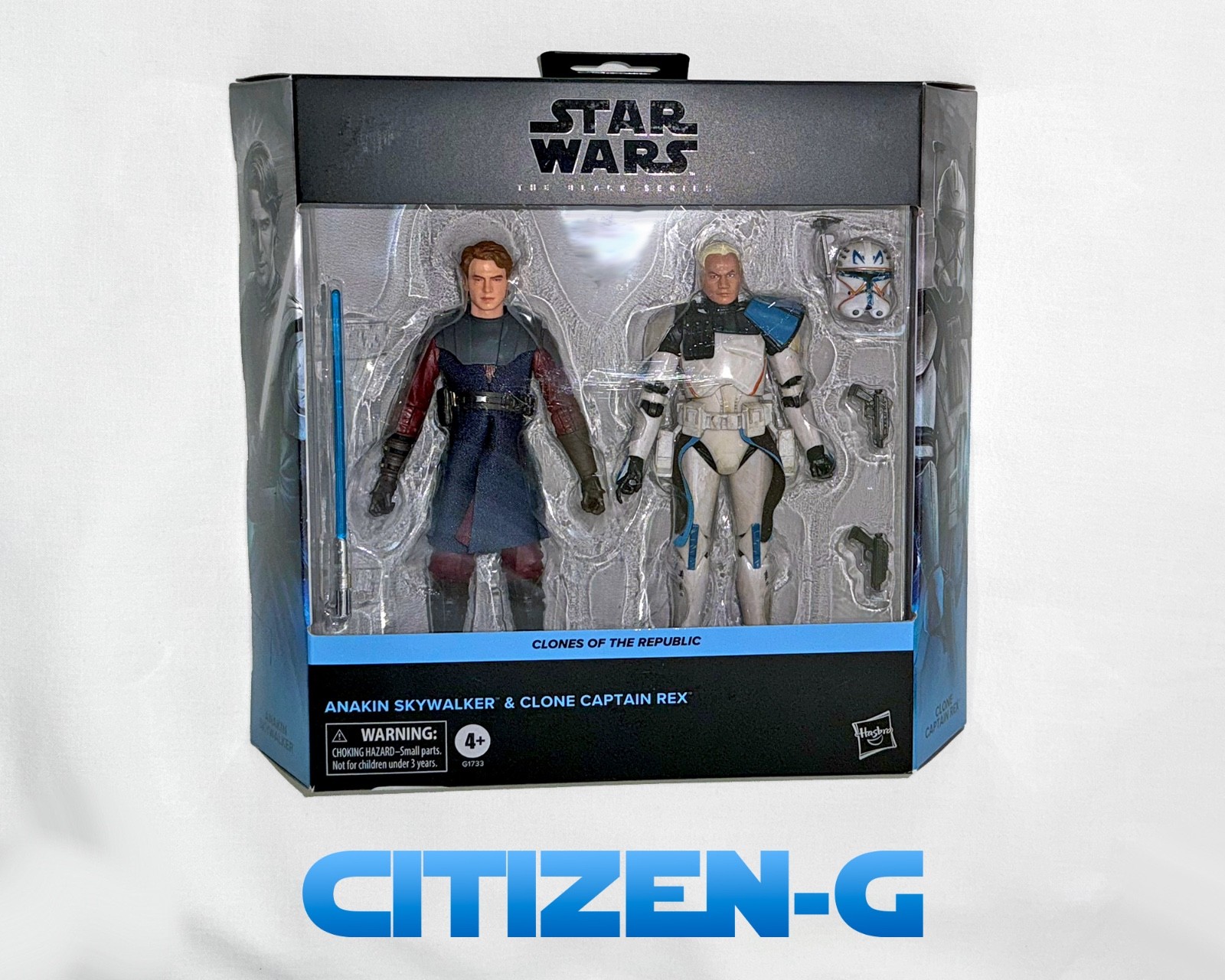 Star Wars Black Series ANAKIN SKYWALKER and CAPTAIN REX Clones of Republic Set