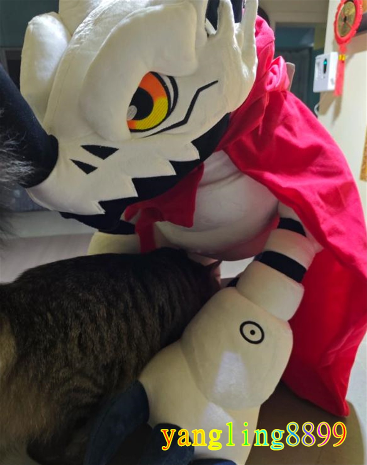 Refined 60cm Stuffed Toy Huckmon Plush Doll Anime Collect Pillow Fans Xmas Gift
