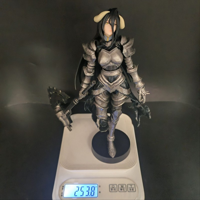 24cm Overlord Albedo Armor Ver. Action Figure Desktop Statue Model Toy Gift