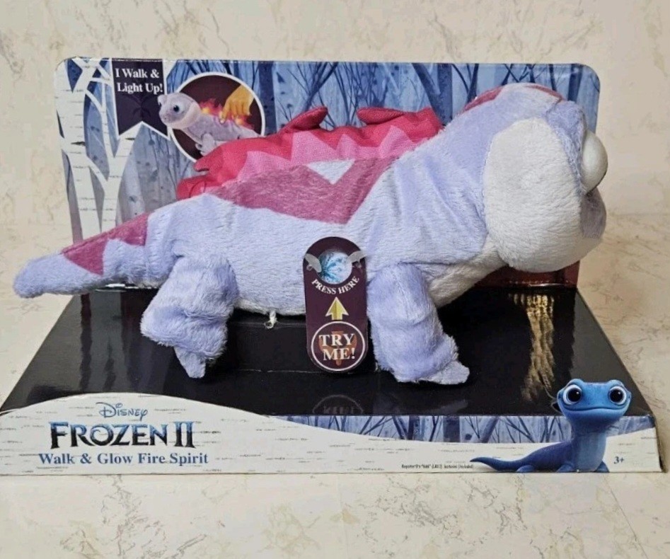 NEW Disney Frozen 2 Light-Up Walk and Glow Fire Spirit Interactive Pet