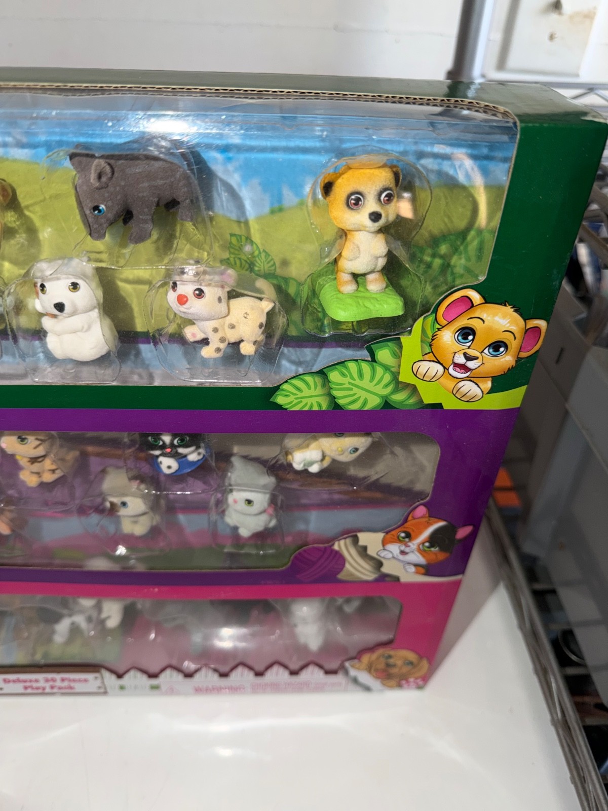 NEW JUST PLAY JUNGLE PUPPY KITTY IN MY POCKET DELUXE MINI FIGURE SET 3 PACK SET