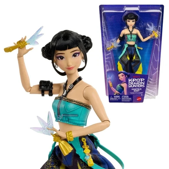 KPop Demon Hunters Zoey Doll Hunters HUNTR/X Mattel Fashion Doll Netflix