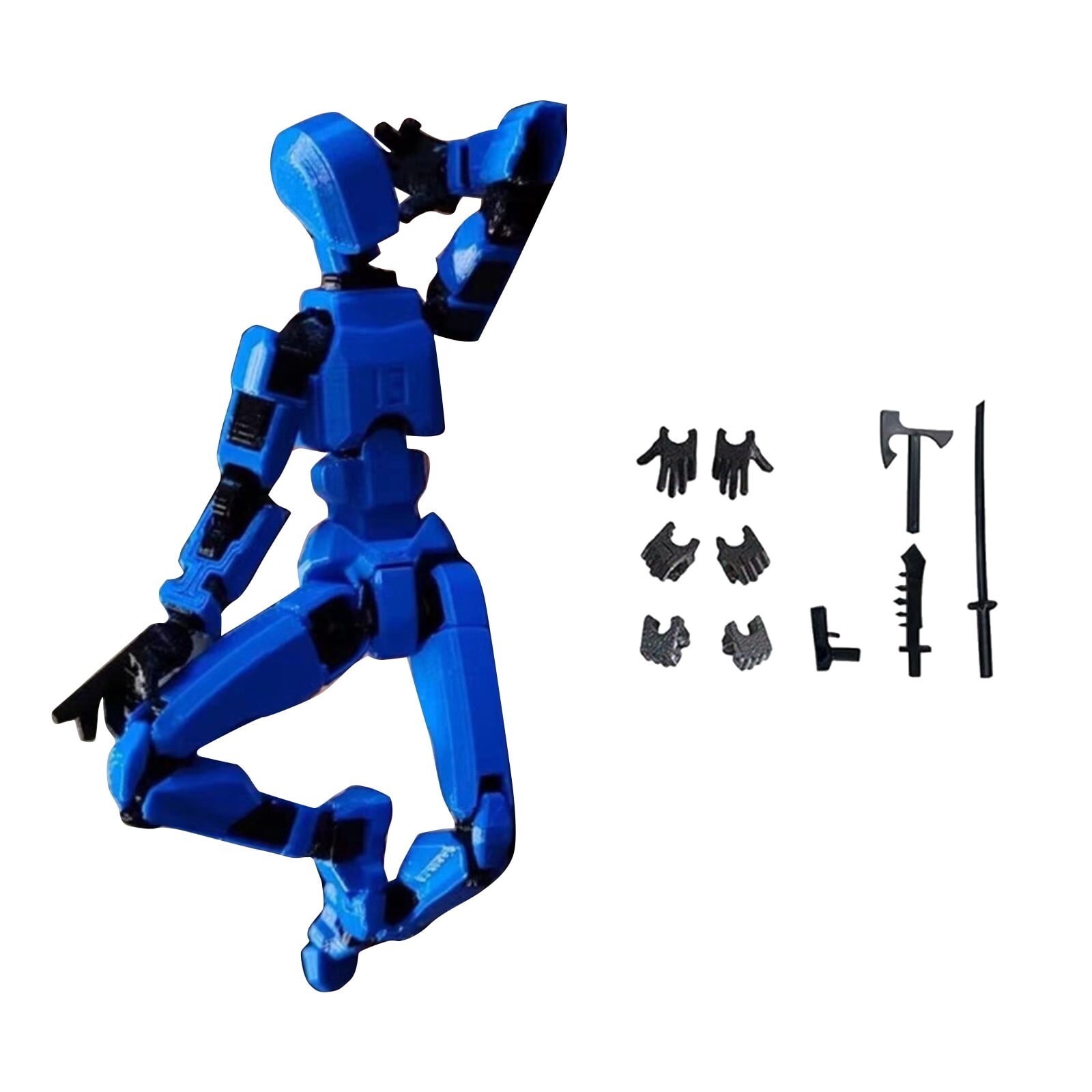 Titan13, Dummy 13, T13 Action Figure,Toy Robot, 3D Printed – Fully Assembled
