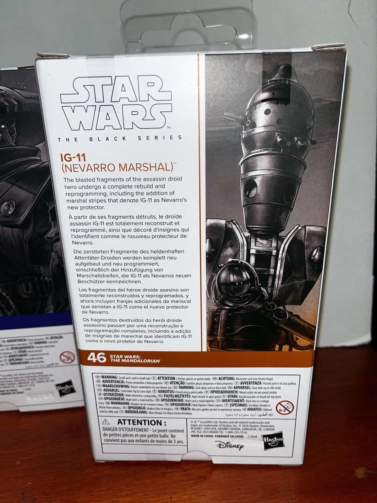Star Wars Black Mandalorian&Grogu First Edition WAVE 2 All 4: EMBO SNOW DROID IG