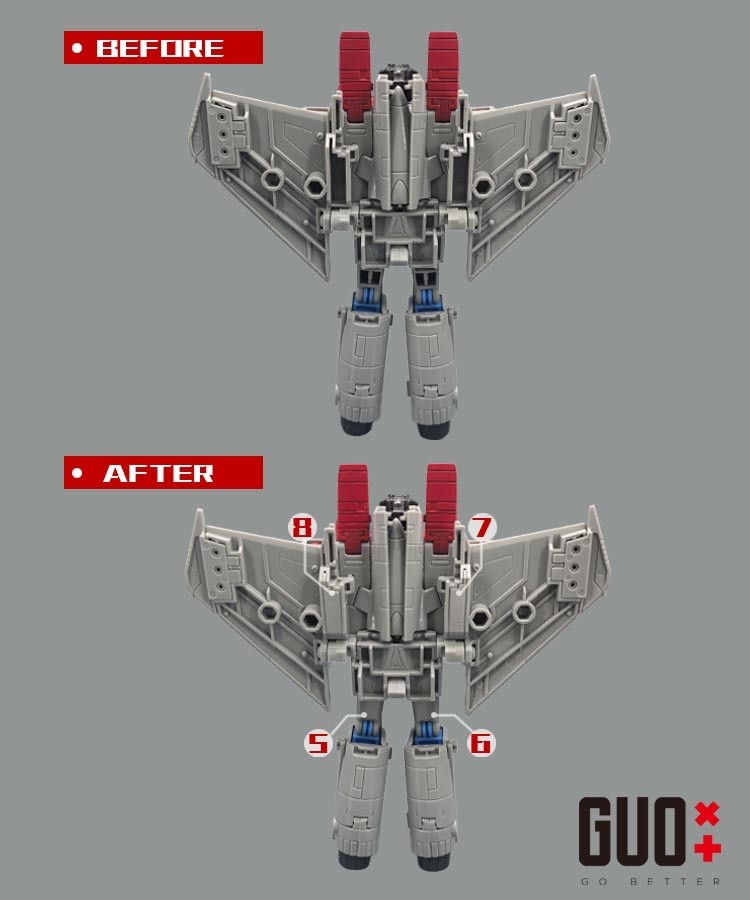 Gobetter studio GB-1170 upgrade kits for SS86 Starscream,in stock
