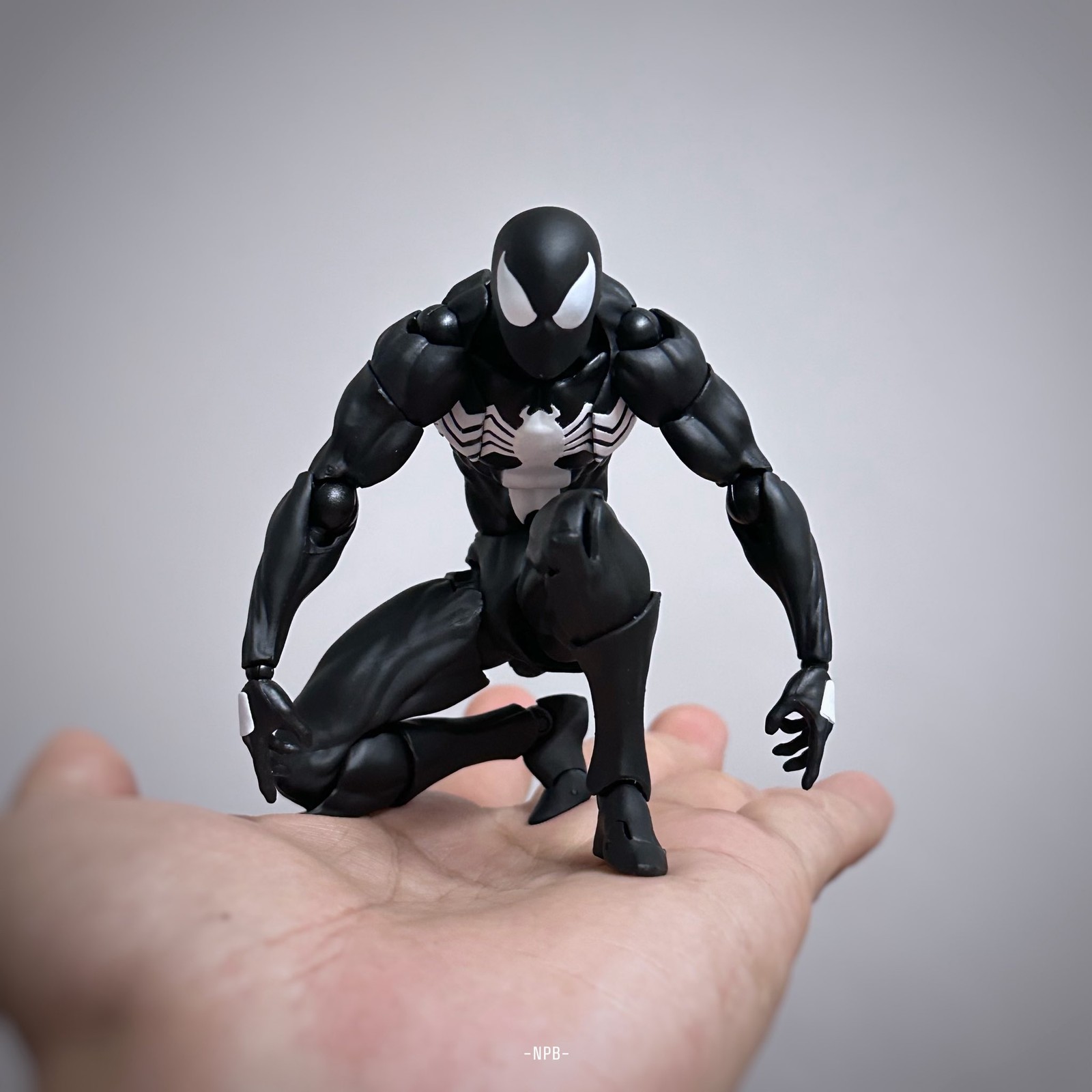 Hot-New Mess Toys Black Suit Neighbor Spider-Man Symbiote 1/12 Action Figure