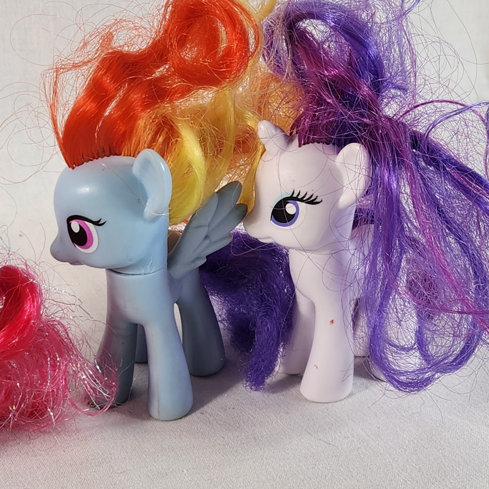 My Little Pony Figures Mixed Lot of 8 ABS Plastic Toy Ponies 3 Inch Fast Ship