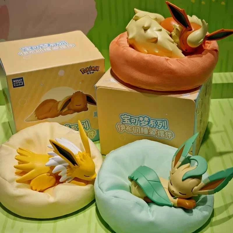Pokemon Figure – Eevee Sleeping Blind Box Fantasy Cute Anime Collectible Display