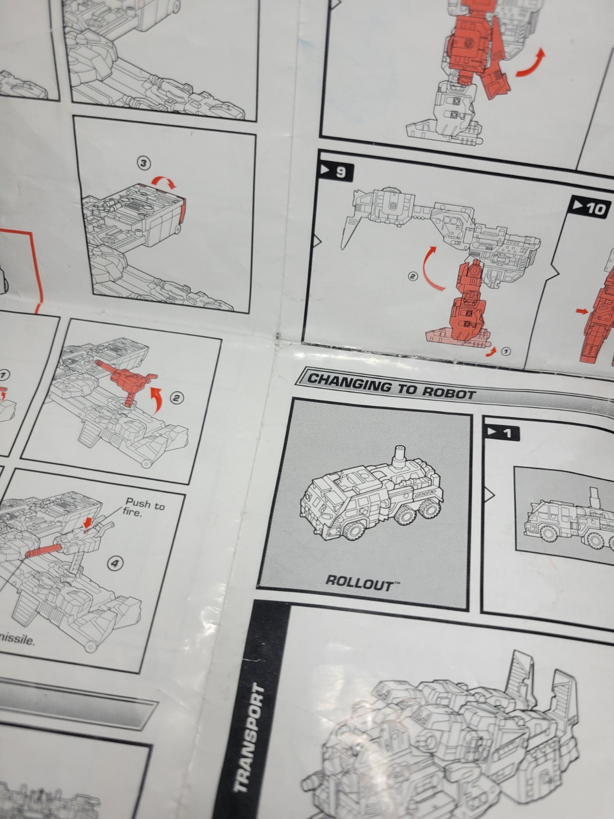 Transformers Energon COSTCO EXCLUSIVE Overload Optimus Prime Instruction Manual