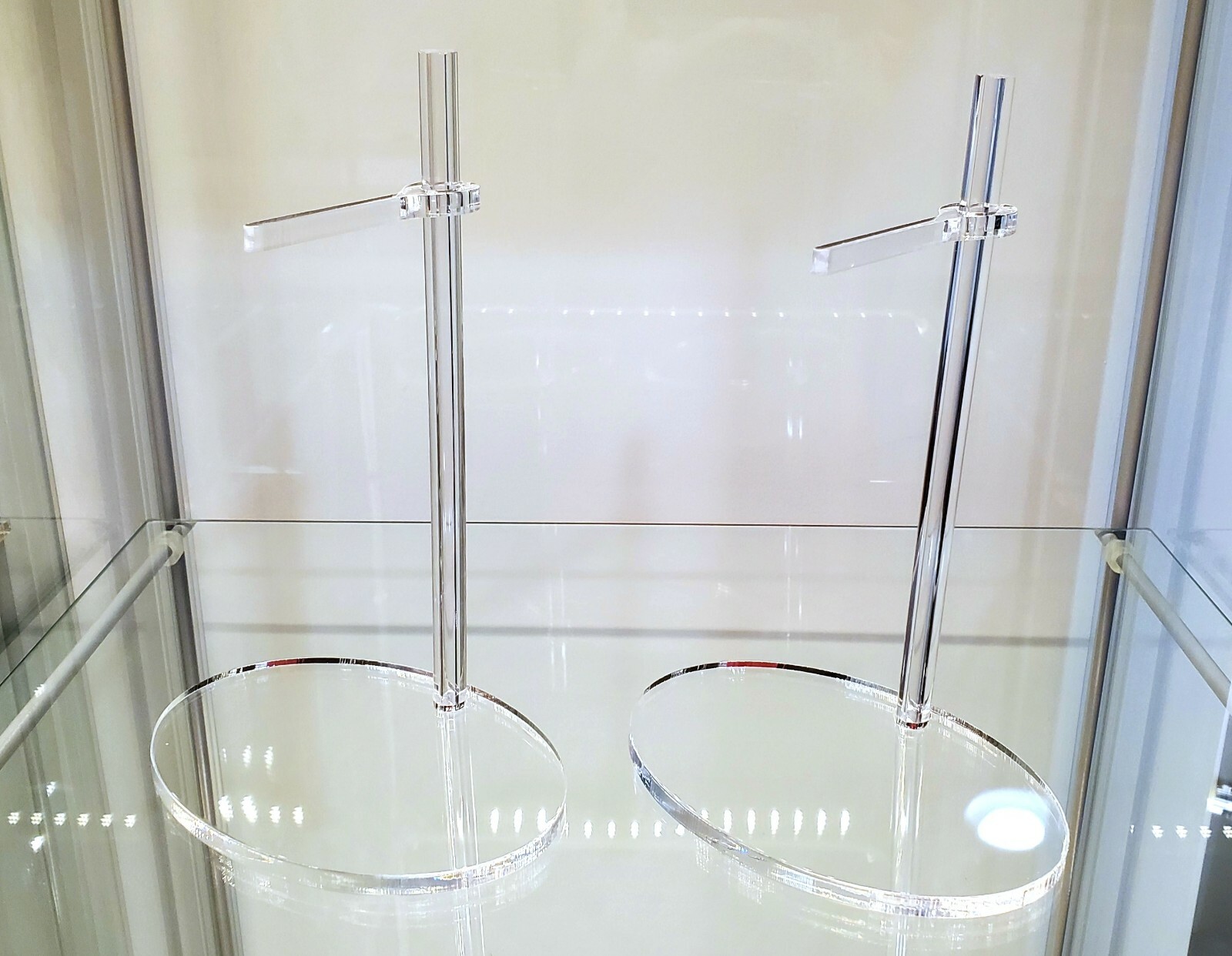 2 Clear Acrylic Figure Stands – 1/6th Scale – US Seller