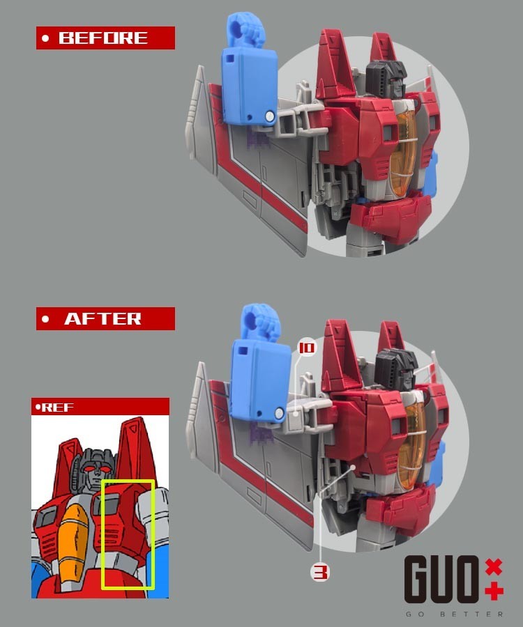 Gobetter studio GB-1170 upgrade kits for SS86 Starscream,in stock