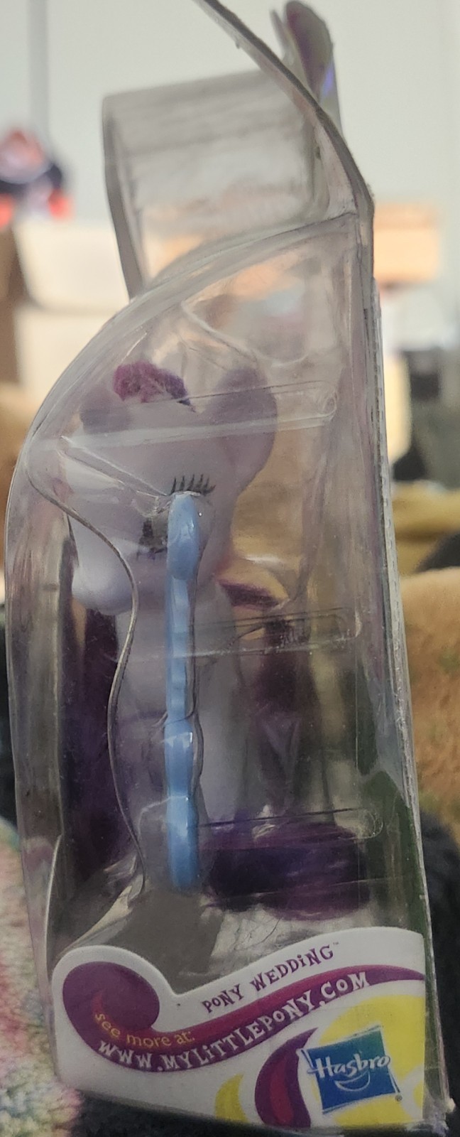 Hasbro My Little Pony Brushable G4 Rarity+DVD signed by TABITHA ST. GERMAIN