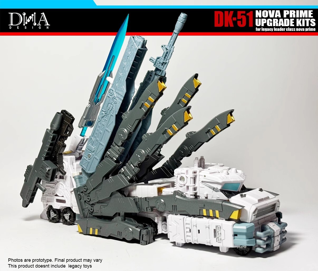 DNA DK-51 Wings Weapon Upgrade Kit For Legacy Leader Class Nova Prime WITH BONUS