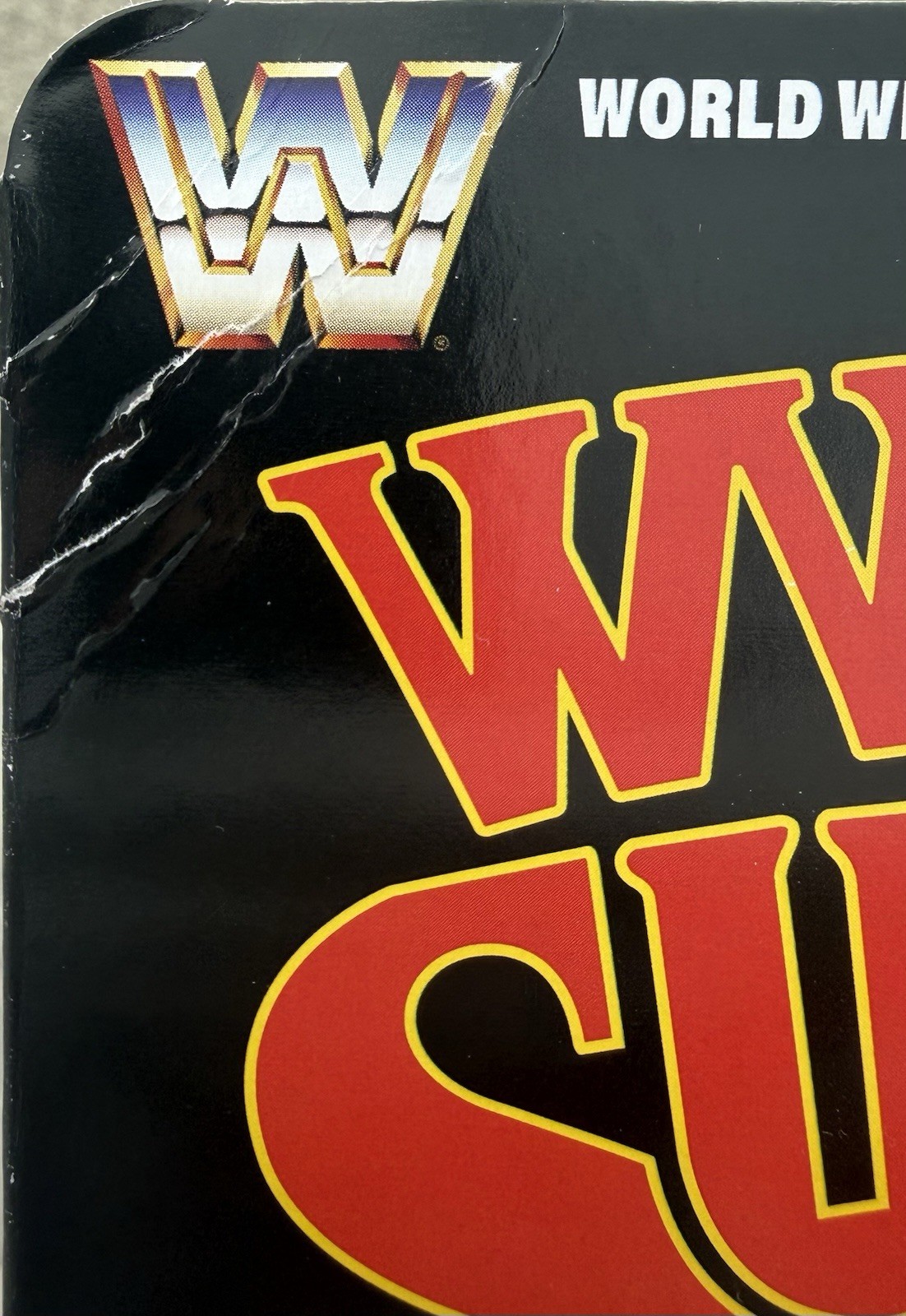 LJN WWE Superstars Series 3 Roddy Piper! Chase Black Card! Bent Card! FREE SHIP