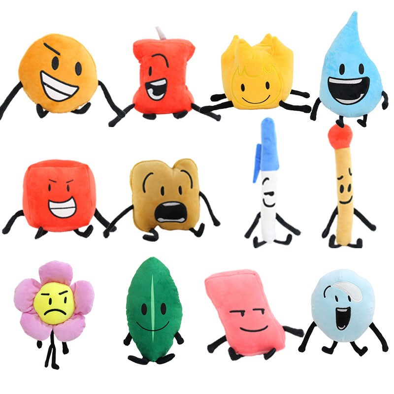 BFDI Battle for Dream Island Plush Figure – Stuffed Toy Gift for Kids & Fans