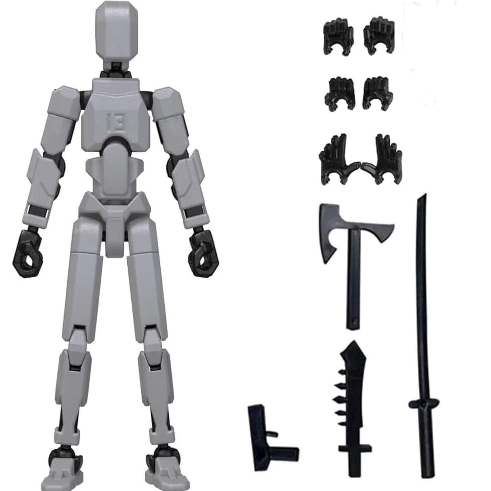 Titan13, Dummy 13, T13 Action Figure,Toy Robot, 3D Printed – Fully Assembled