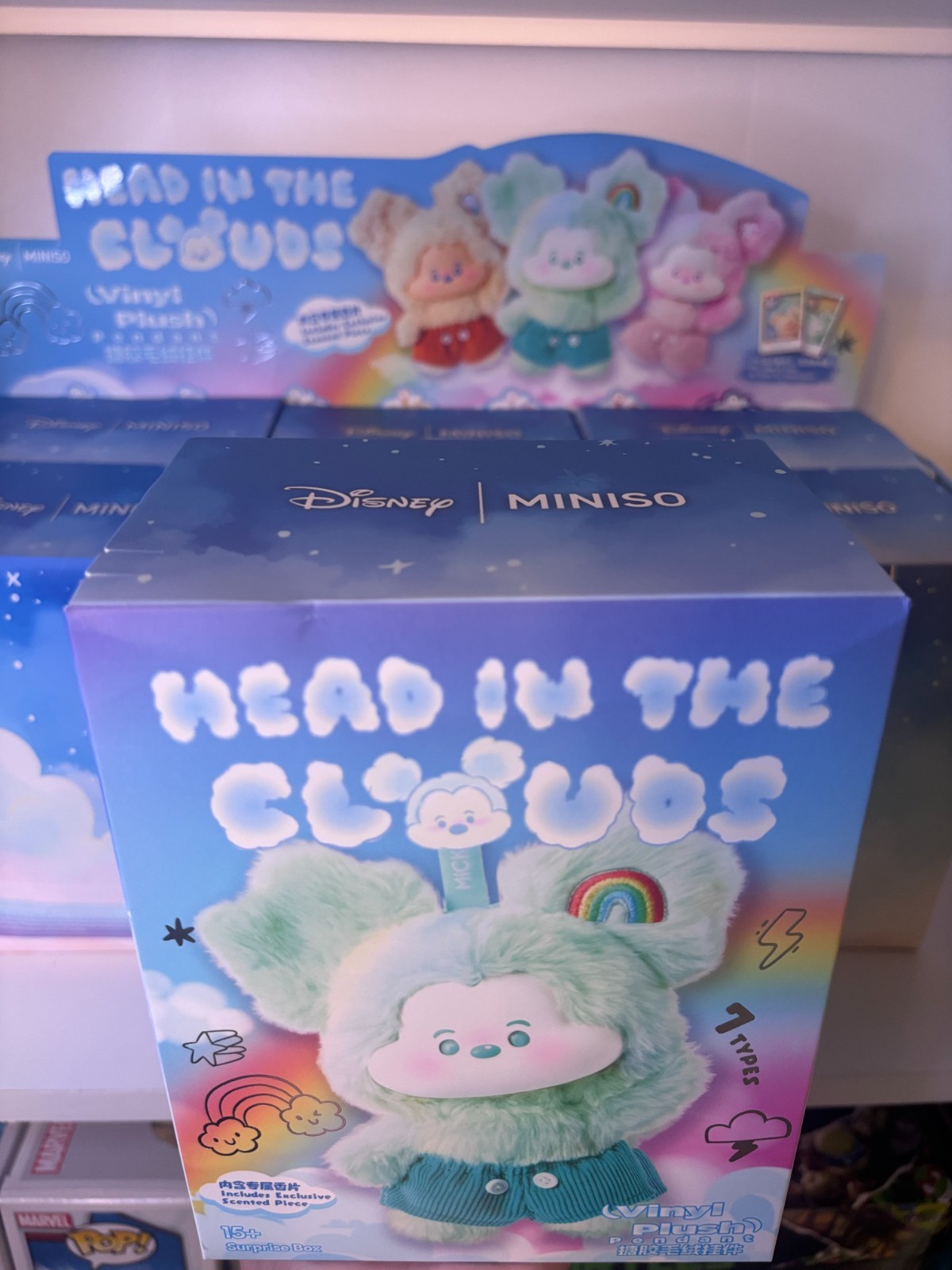 US Seller Authentic Miniso Mickey Heads in the Clouds Blind Box Collectible NEW!