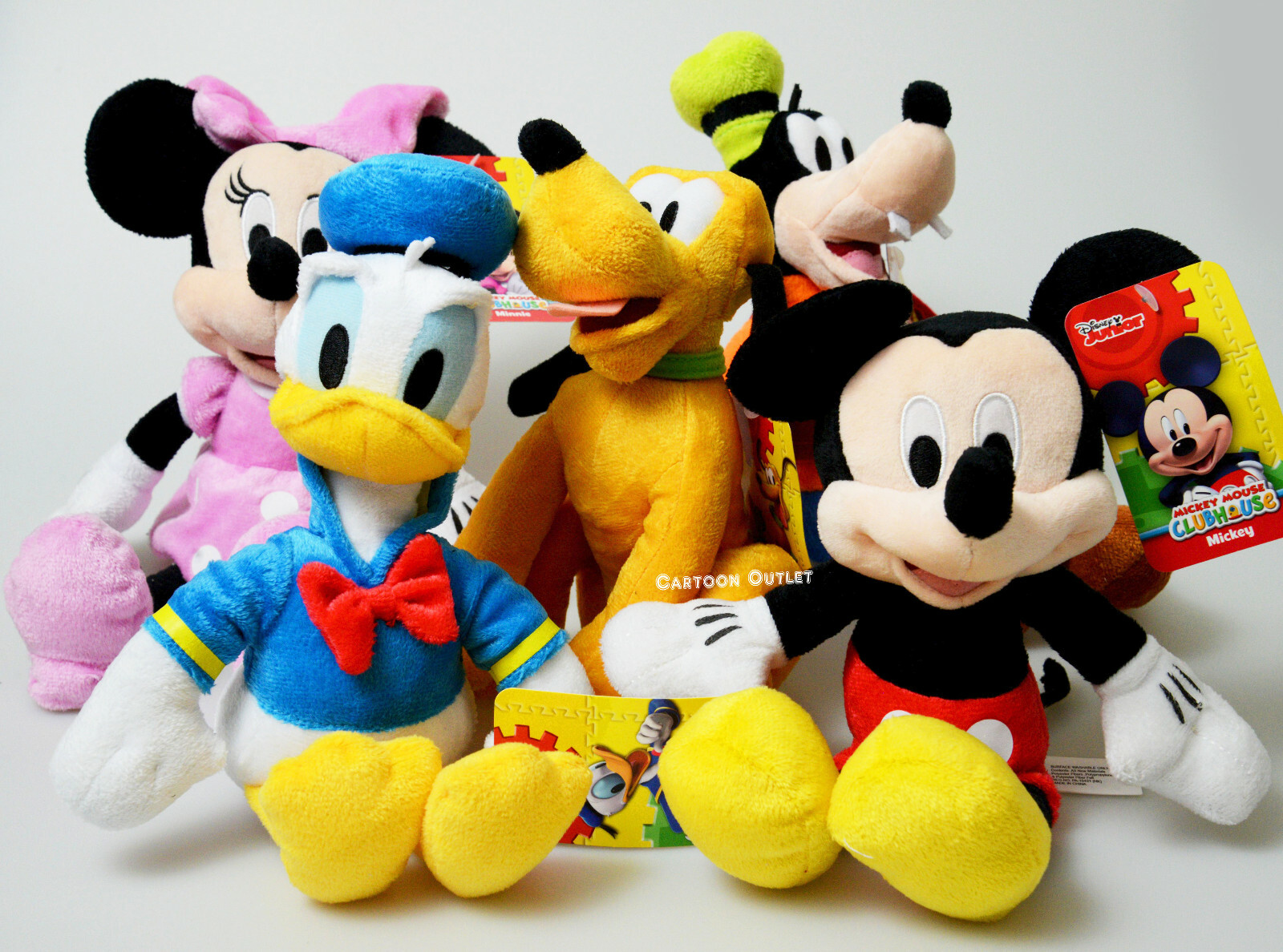 Disney Mickey Mouse Plush Doll Stuffed Animal Toy Minnie Mouse Goofy Donald Duck