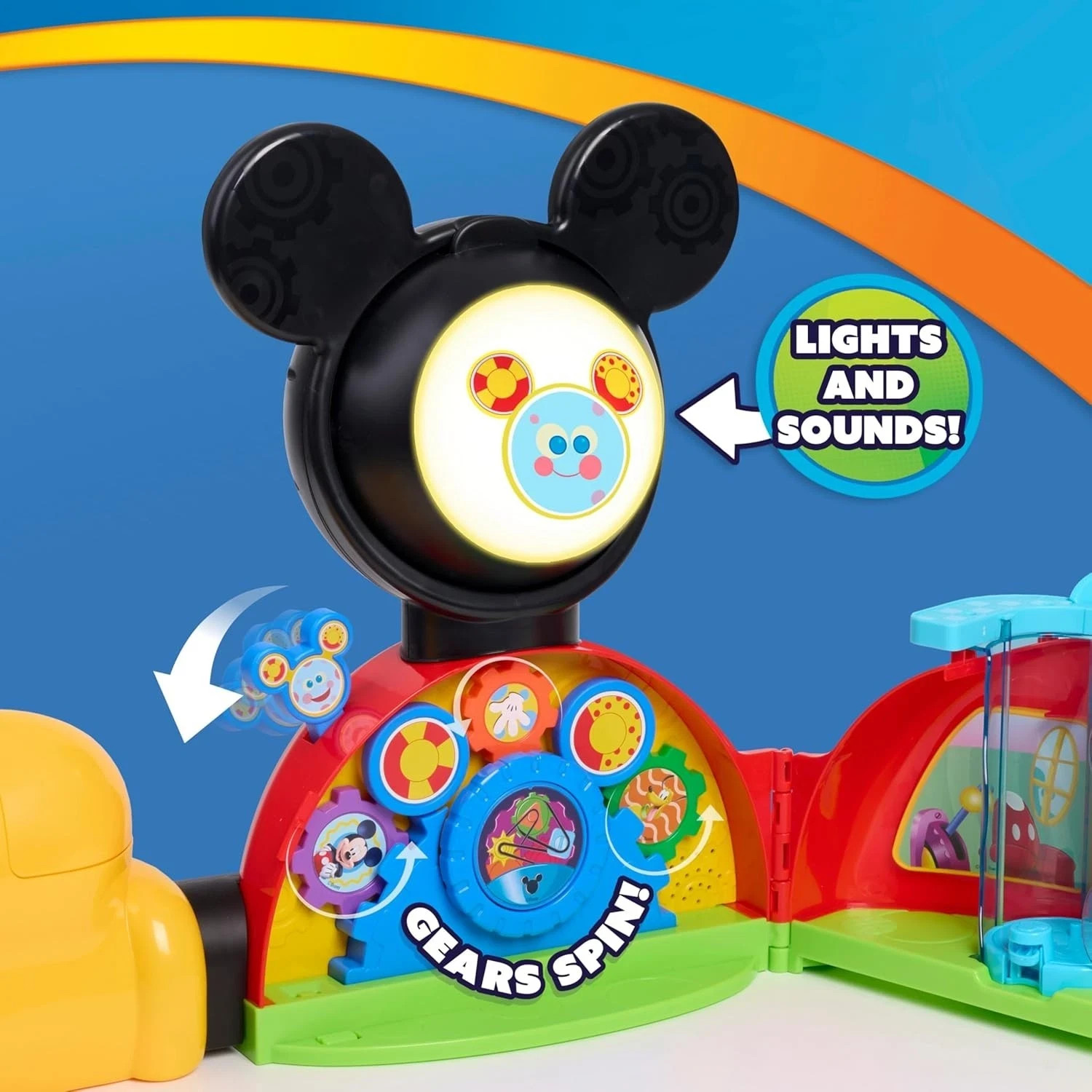 Disney Jr. Mickey Mouse Clubhouse Deluxe 28″ Playset 16-Pieces Lights & Sounds