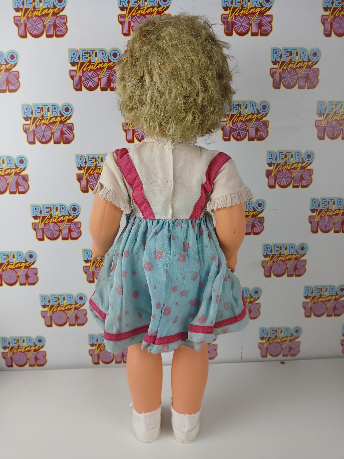 Vintage 50s 60s Blonde Doll Approximately 60 Cm Large Girl Doll (Athena?)