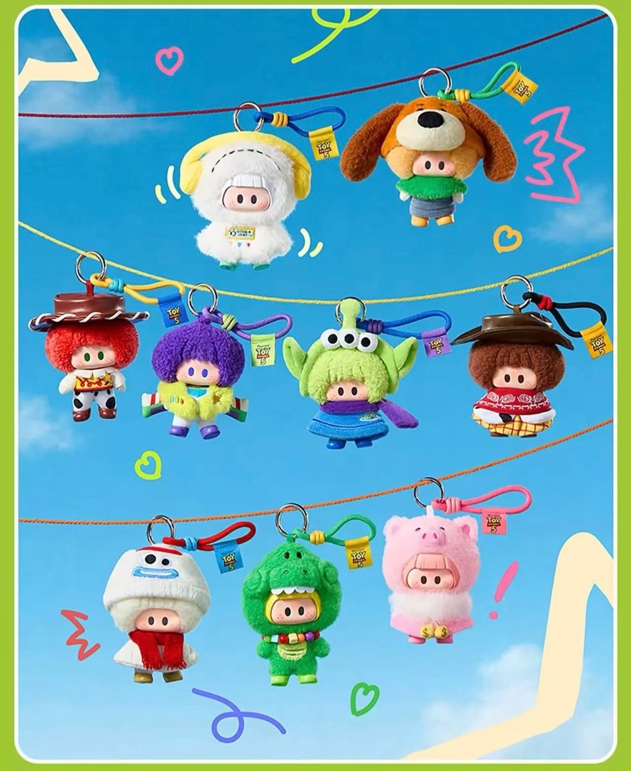 PREORDER Miniso Yoyo Toy Story Plush Pendant Choice Hamm Forky Slinky Confirmed