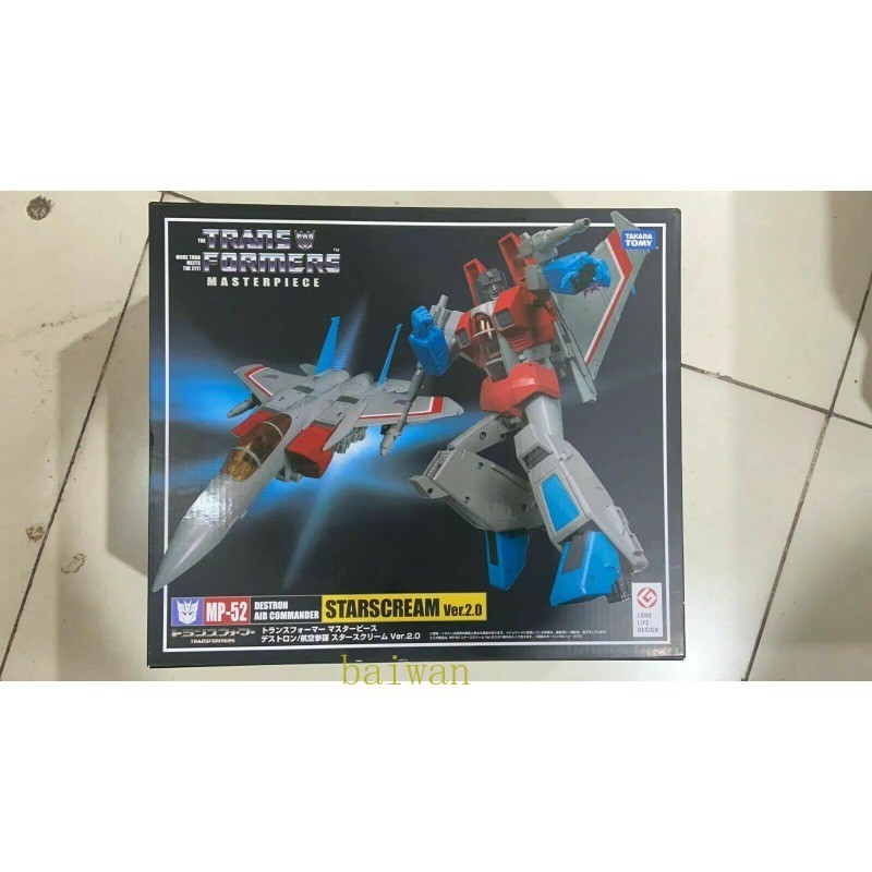 New Box! Transforms Masterpiece MP-52 Starscream Version 2.0 MP52 in Stock 1PC