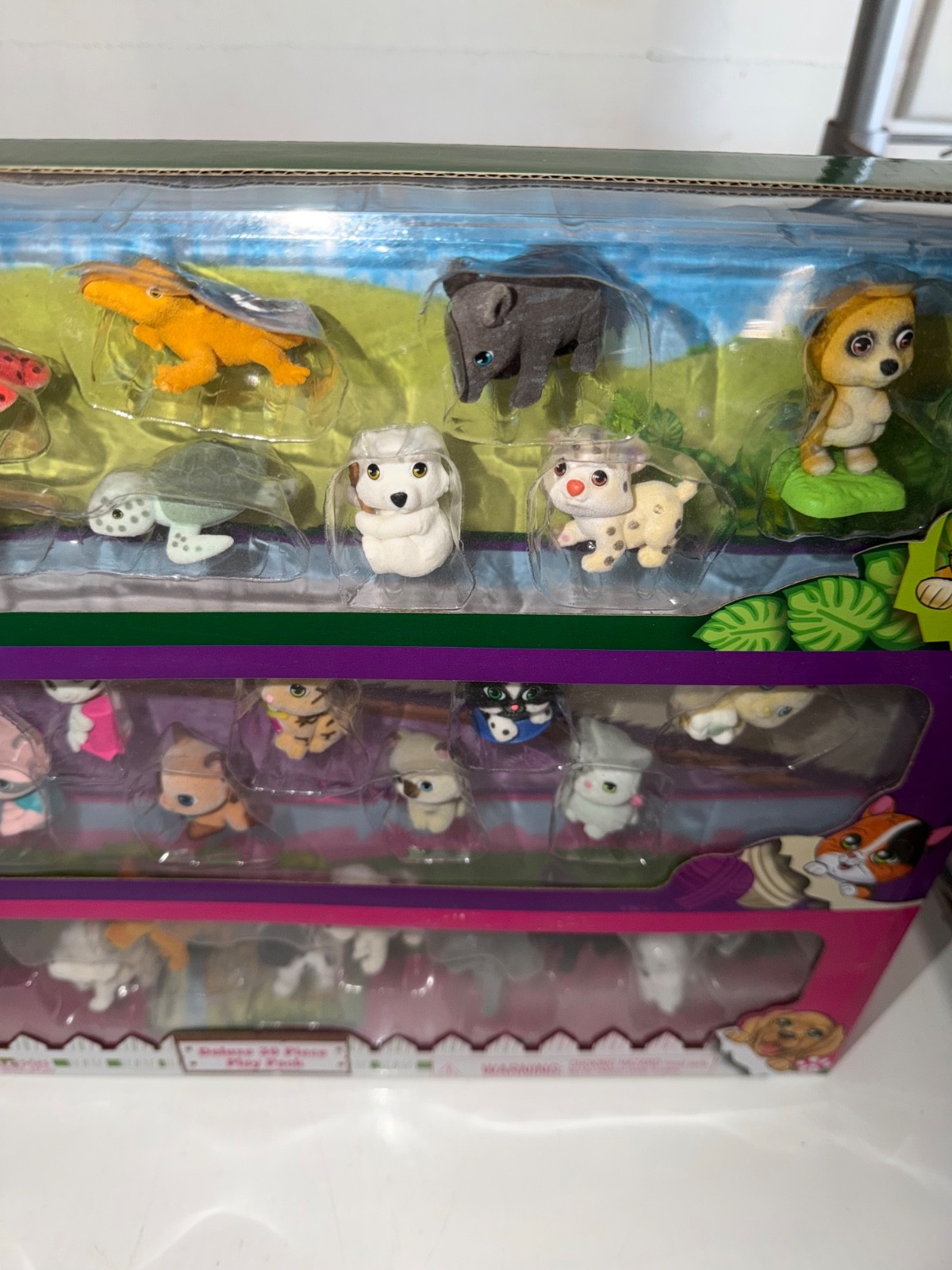 NEW JUST PLAY JUNGLE PUPPY KITTY IN MY POCKET DELUXE MINI FIGURE SET 3 PACK SET