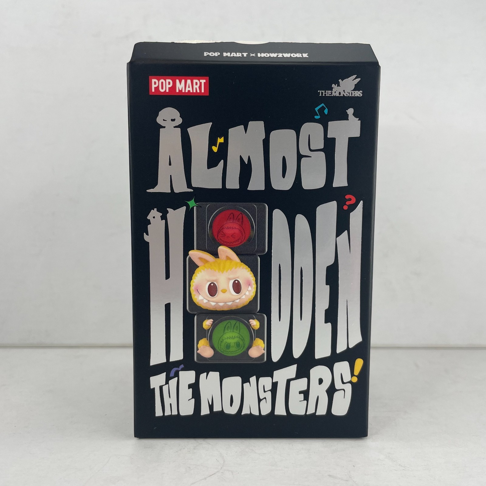 POP MART x Labubu The Monsters Almost Hidden Series Figure Sealed Bag Open Box